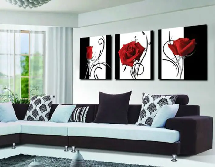 Wall Art Sets For Living Room aliexpress : buy 3 panel red rose home decorative canvas Wall Art Sets For Living Room aliexpress : buy 3 panel red rose home decorative canvas