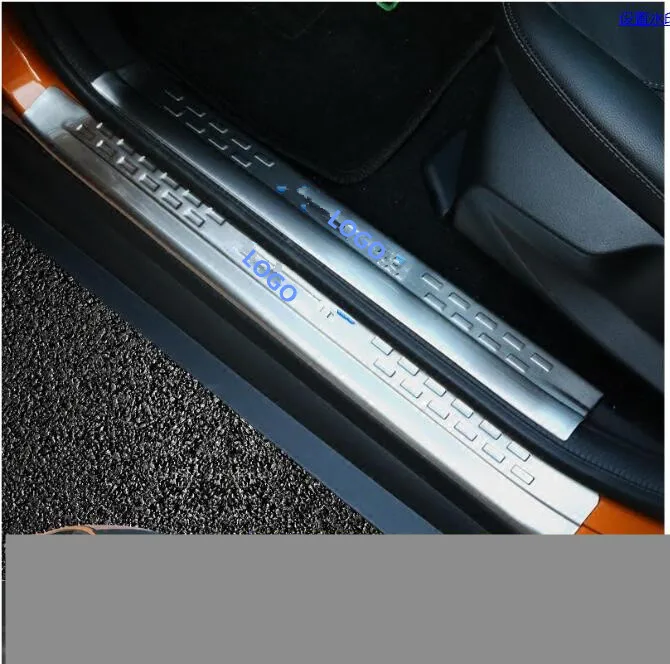 Накладка на порог из нержавеющей стали для Ford Focus 2012 2013 2014 2015 2016 DB063 | Автомобили и