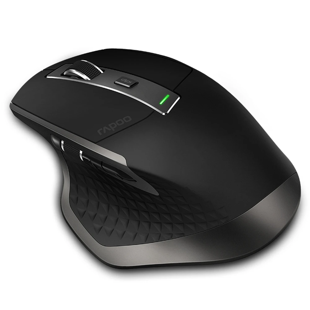 

Rapoo MT750 Multi-mode Wireless Mouse Bluetooth 3.0/4.0 And 2.4G Switch For Four Devices Connection Computer Gaming Mouse