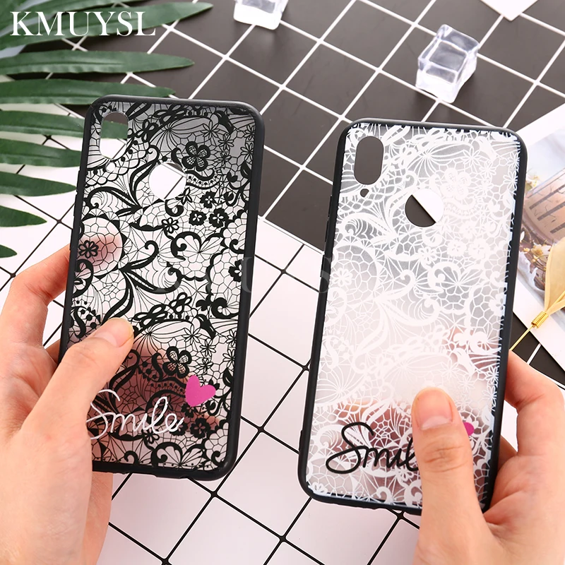 

Sexy Retro Lace Case For Huawei Nova 3i 3 P8 P9 P10 P20 lite P smart Y5 Y6 2018 On honor 9 8 7A 7C Pro Mate 10 lite PC TPU Cover