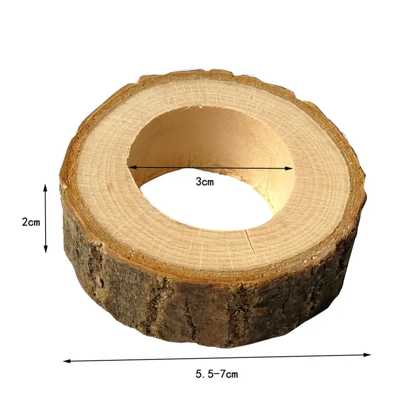 20 шт/партия винтажное деревянное свадебное кольцо для салфеток Держатель свадебное украшение в деревенском стиле кантри украшение для свадебного стола