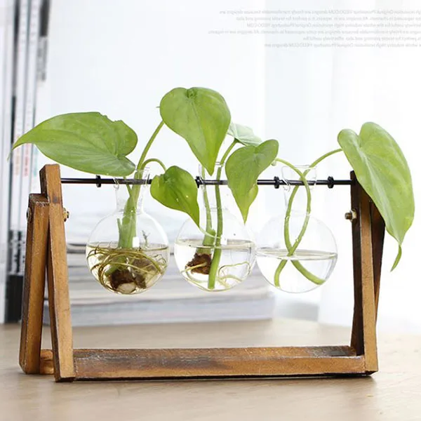 Новая креативная ваза растительный стеклянный гидропонный контейнер для фермы декоративный цветочный горшок украшения для дома