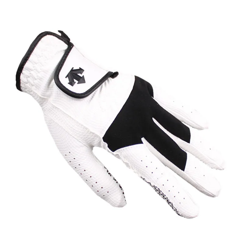 Мужские перчатки для гольфа с левой рукой, спортивные эластичные Нескользящие дышащие мужские перчатки для гольфа