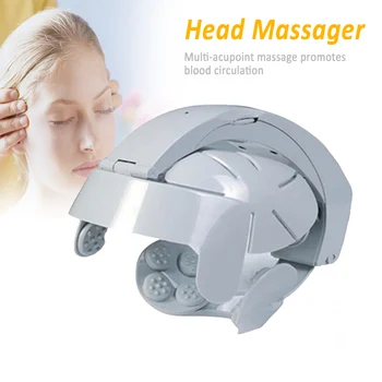 

2018 Newly Electric Head Massager Helmet Scalp Brain Relax Vibration Acupuncture Points Health Care @JLRD Dropship