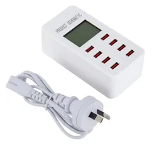 CARPRIE Смарт USB зарядное устройство светодиодный дисплей 8 Порт 40 Вт Быстрая зарядка для IPhone IPad samsung huawei Xiaomi Мобильный телефон с AU Plug