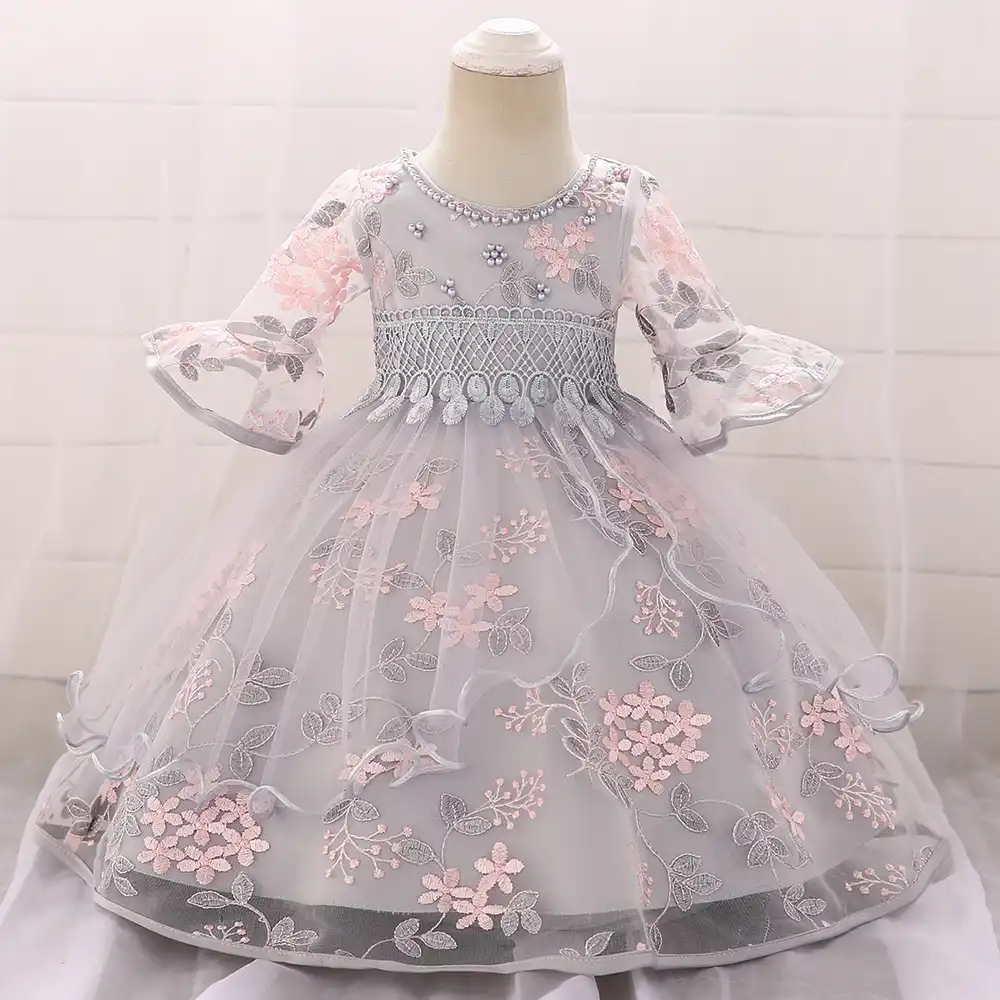 2020 Winter Clothes Baby Girl Dress Long Sleeve 2 1st Birthday Dress