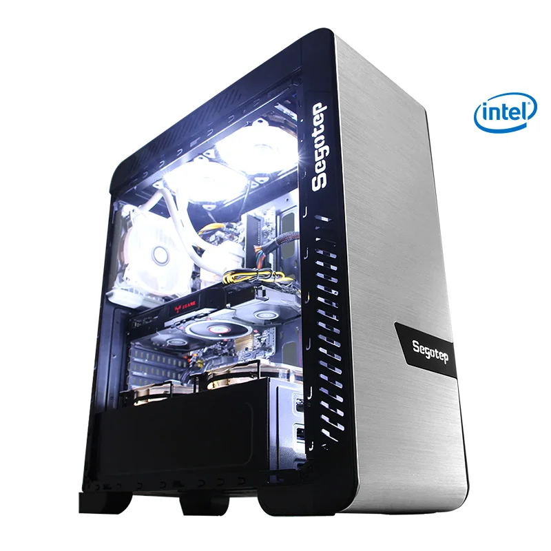 Kotin G1 i7 9700K 3.6GHz Gaming PC Desktop Intel 256GB SSD 16GB RAM (2x8G) Computer RGB Fan Compute