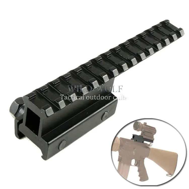 Gotcha MTec 2degree Tilted Scope Mount Weaver Picatinny Rail Riser