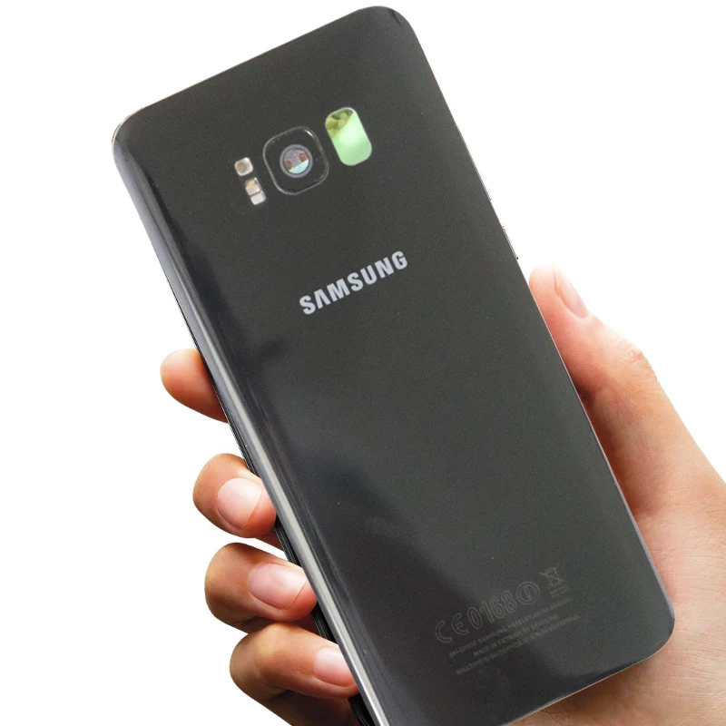 Оригинальное заднее стекло Розовая орхидея серый для SAMSUNG Galaxy S8 G950F Plus G955F дисплей