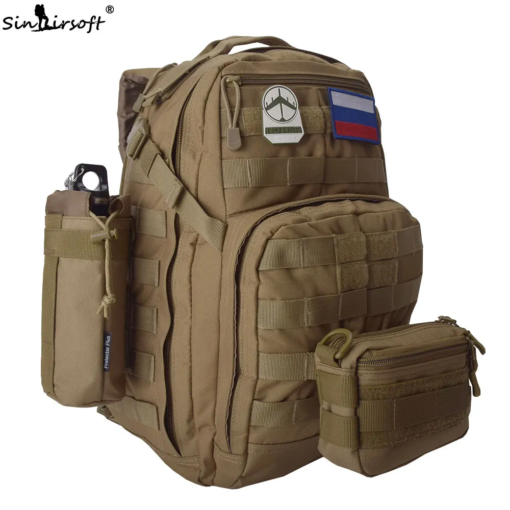 Mochila táctica SINAIRSOFT 30L 14 pulgadas Laptop 1000D Oxford tela Molle mochila deporte al aire libre Camping senderismo bolsas de pesca - 2