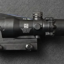 Тактический trijicon acog Стиль 4x32 Призма оптического волокна прицел водонепроницаемый M7184