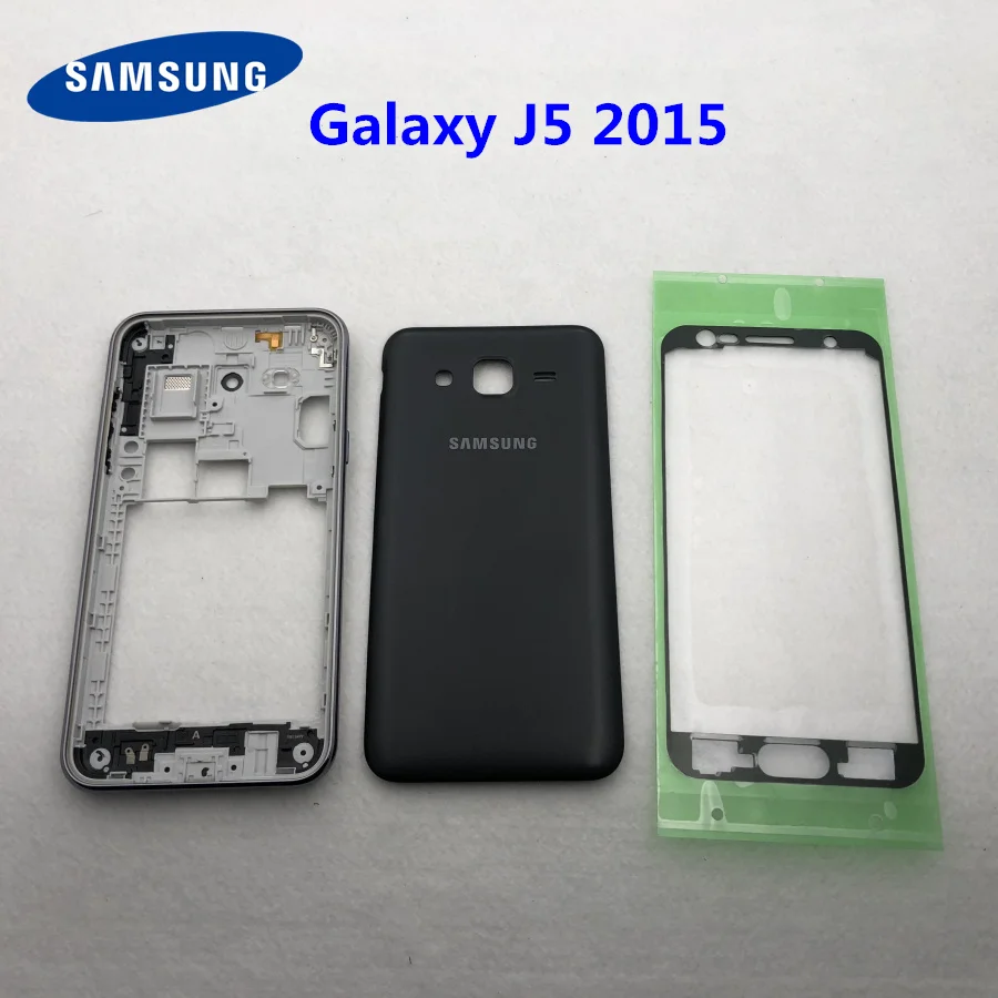 Для Samsung Galaxy J5 2015 j500 J500F J500H J500FN средняя рамка чехол для телефона с задней