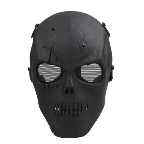 Ecloud магазин черный армейский Череп Скелет страйкбол пейнтбол Bb пистолет игра маска для лица