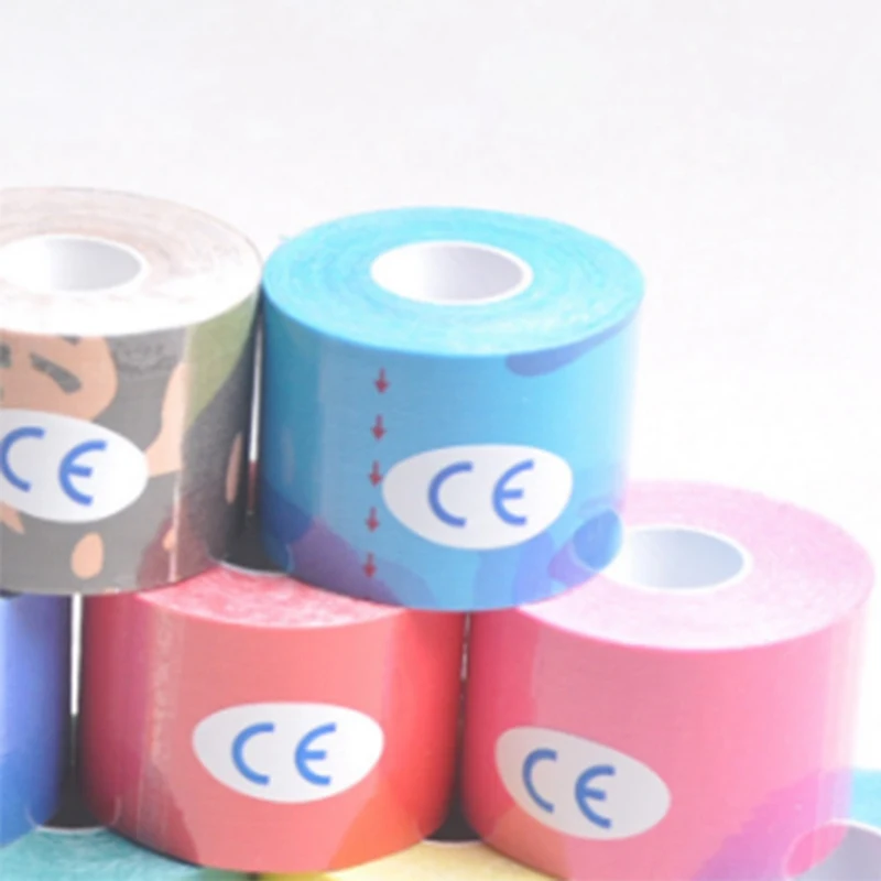 

5cm*5M Sports Elastic Cotton Athletic Adhesive Tape Physical Muscle Stray Injury Muscle Tape Strain Protection Tapes