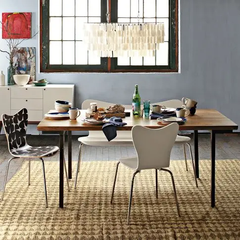 Amerikaanse land houten eettafel retro keuken tafel kleine ...