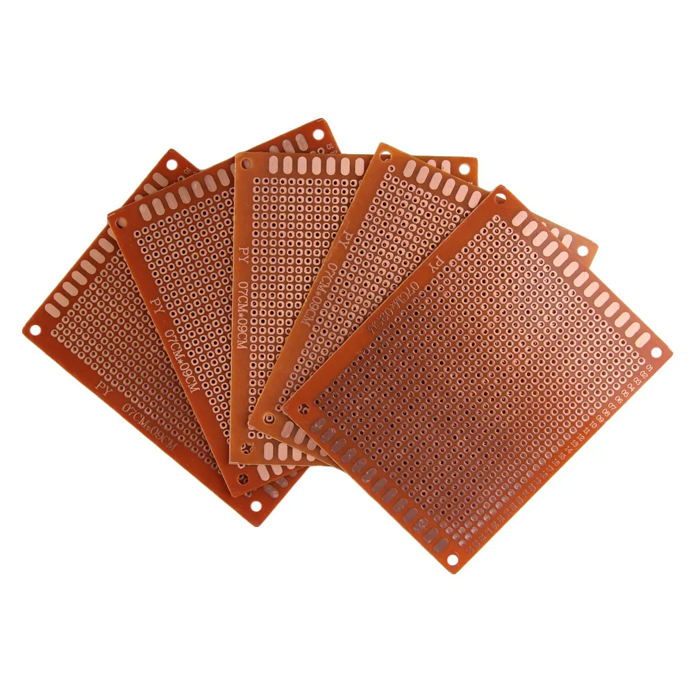 Electronic accessories DIY PCB Terminals 5 Pcs Prototyping PCB Home School Project Circuit Board Stripboard 90x70mm BS Electronic accessories DIY PCB Terminals 5 Pcs Prototyping PCB Home School Project Circuit Board Stripboard 90x70mm BS
