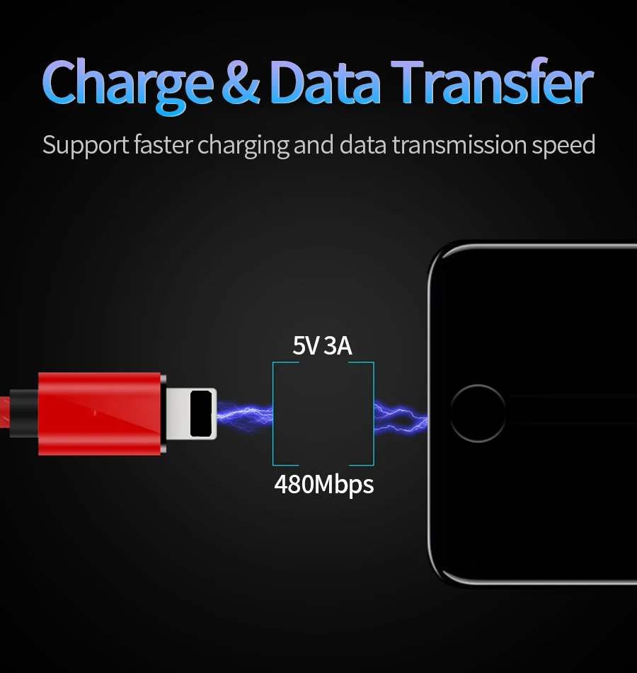 Магнитный usb-кабель MANTIS 3A Type-C, 1 м, быстрая зарядка для iPhone XR XS Max, Micro USB, магнитное зарядное устройство для телефона, кабели для передачи данных для Xiaomi