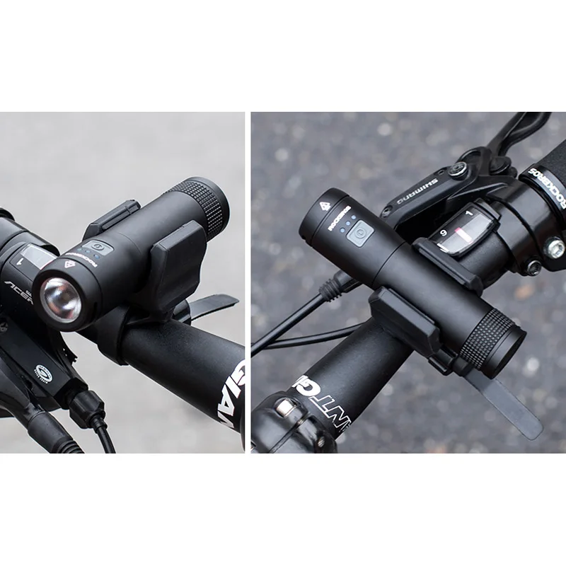 Perfect ROCKBROS Bike Light Rainproof IPX6 USB Rechargeable LED 700 Lumen MTB Front Lamp Headlight Ultralight Flashlight Bicycle Light 3