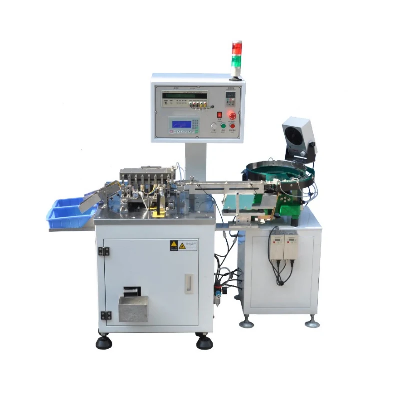 Automatic radial componentv resistor lead cutting forming machine