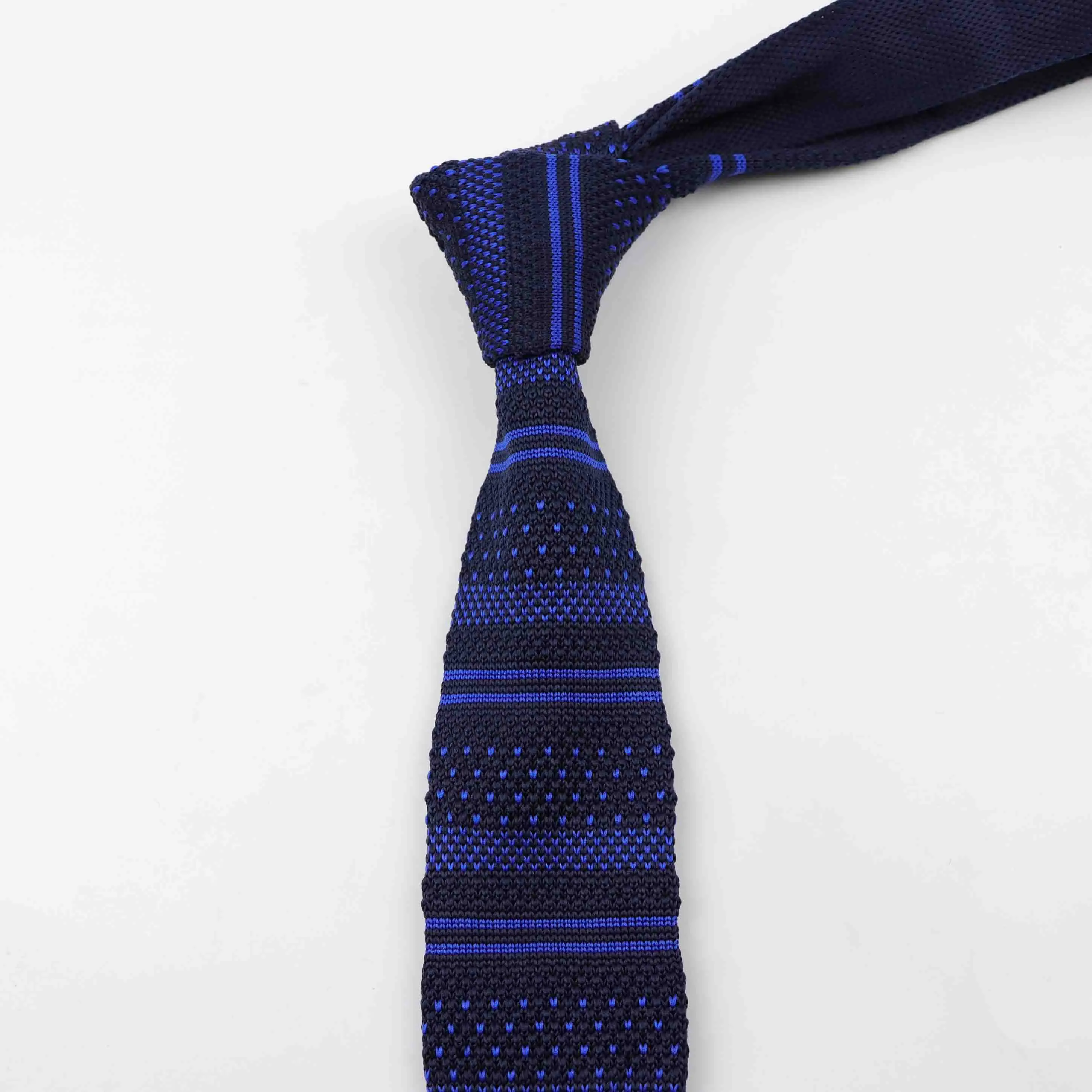 Мужские цветные вязаные галстуки, галстуки в диагональную полоску, цветные узкие тонкие тканые простые Узкие галстуки - Цвет: 14