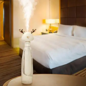 

40ml/h Deer Antler Ultrasonic Air Humidifier USB Essential Oil Diffuser for Home Car USB Fogger Mist Maker Drop Shipping