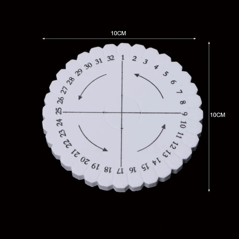 2 шт. круглый квадратный Kumihimo бисер шнур диск/диск оплетка плетеная пластина DIY