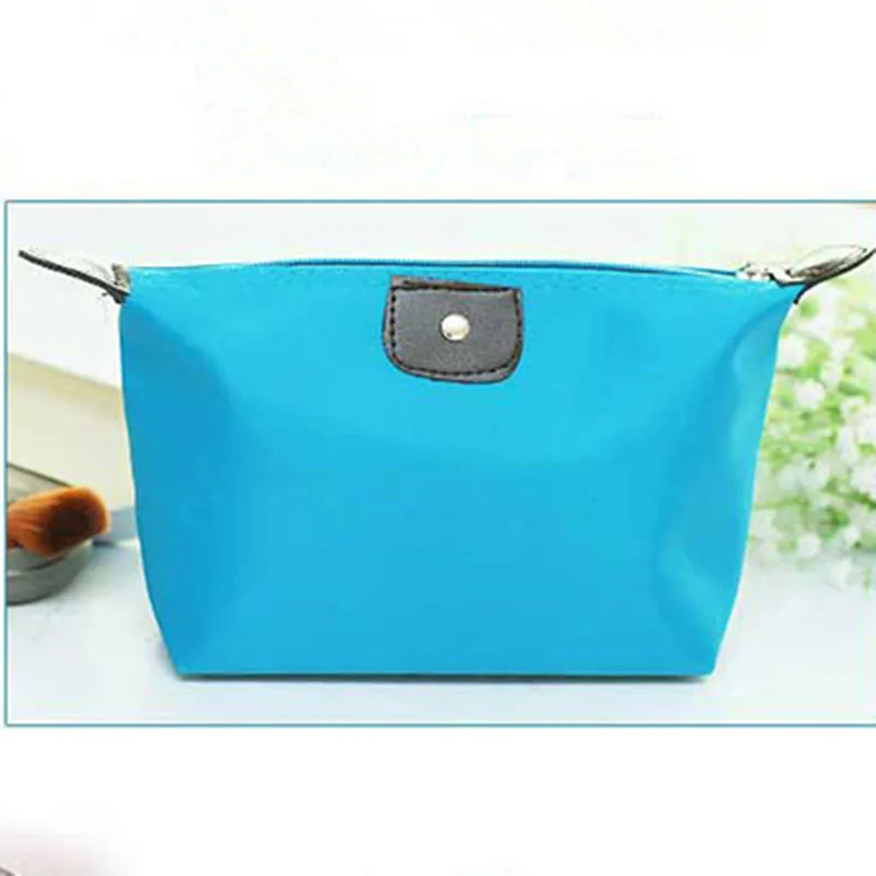 

Casual Storage Bag Cosmetic Make Up Pouch Bag Clutch Handbag Purse Holder Sky Blue