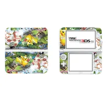 Игровые аксессуары для нового nintendo 3 DSLL/XL(полнокорпусное виниловое покрытие наклейка протектор+ чехол с кристаллами