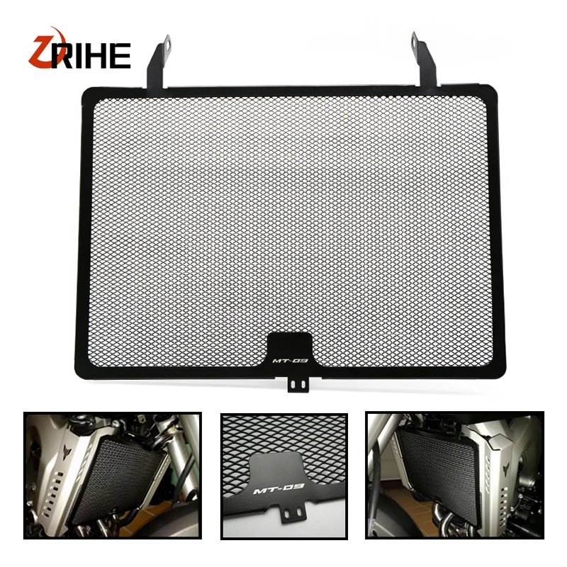 Motorcycle Aluminum Radiator Guard Grille Oil Cooler Cover For Yamaha MT-09 MT09 TRACER 900 XSR900 FZ09 FJ09 2016 2017 1 piece