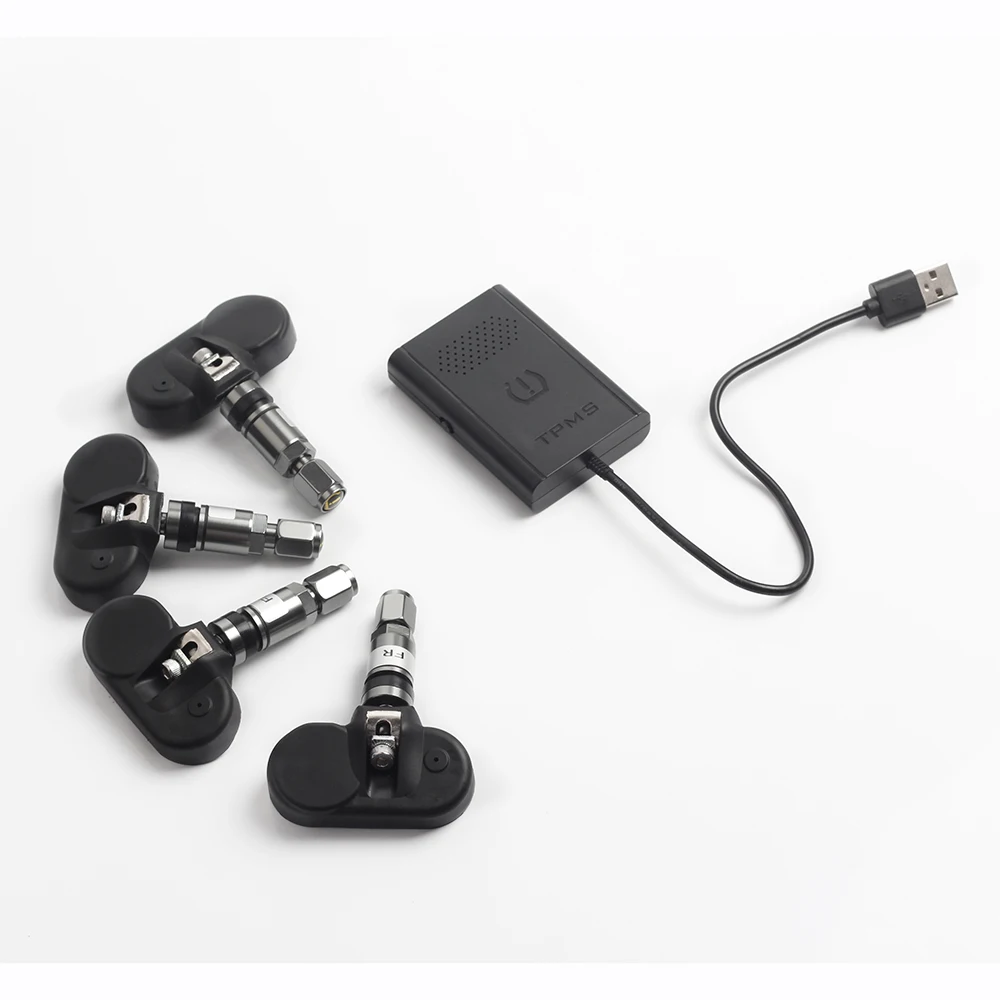 DLCLH автомобильный детектор USB TPMS навигация Android 4 Беспроводные внутренние датчики Авто сигнализация шин Система мониторинга давления в шинах