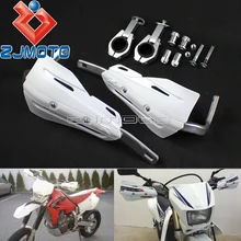 Белый 1-1/" Руль Handguards Dirt Bike MX ручные щитки для XR CRF WR DRZ 28,6 мм щётка мотоциклетная Броня рукавицы