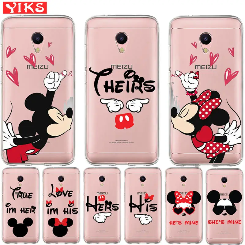 

Cover Cases For Meizu M5C M3s M5s M3 M5 M6 Note Mickey Minnie Soft Silicone Phone Back Cases For Meizu U10 U20 Pro 6 Case Etui
