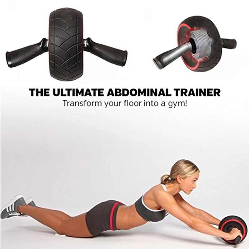 Super sell-Fitness Speed Training Ab Roller Abdominal Exercise Rebound Wheel Workout Gym Resistance Sports