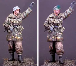 Смола сборки Наборы 1/16 человек Grenadier Wiking солдат 90 мм Неокрашенный комплект модель бесплатная доставка