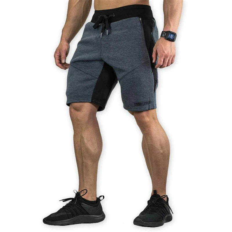 

Summer Men Cotton Breathable Quick Dry Stretch Casual Jogging Fitness Sportwear Elastics Short Pants Homme Plus Size M-2XL
