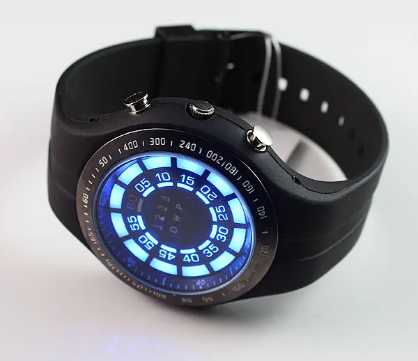 TVG резиновый синий бинарный светодиодный часы мужские дайвинг спортивные часы 30 м водонепроницаемые часы