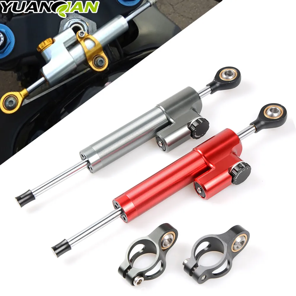 CNC Universal Aluminum Motorcycle Damper Steering Stabilize Safety