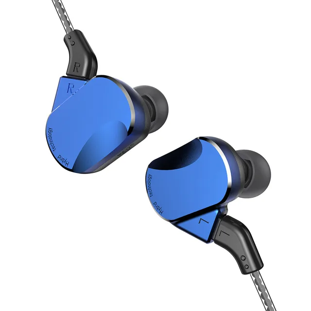 BQEYZ BQ3 In-Ear Moniter HiFi Earphone Aluminum Metal Earbuds Case 0.78mm Replaceable Cable 5