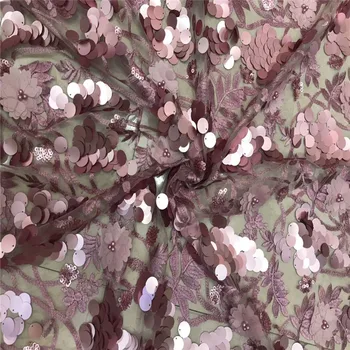 

2018 3D Appliquesd Latest French Nigerian Laces Fabric High Quality French Tulle African Laces Fabric Wedding BH4-45