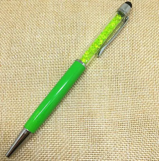1 шт./) 0,7 мм кавайные емкостные алмазные шариковые ручки Шариковая ручка для офиса и школы канцелярские принадлежности - Цвет: 11