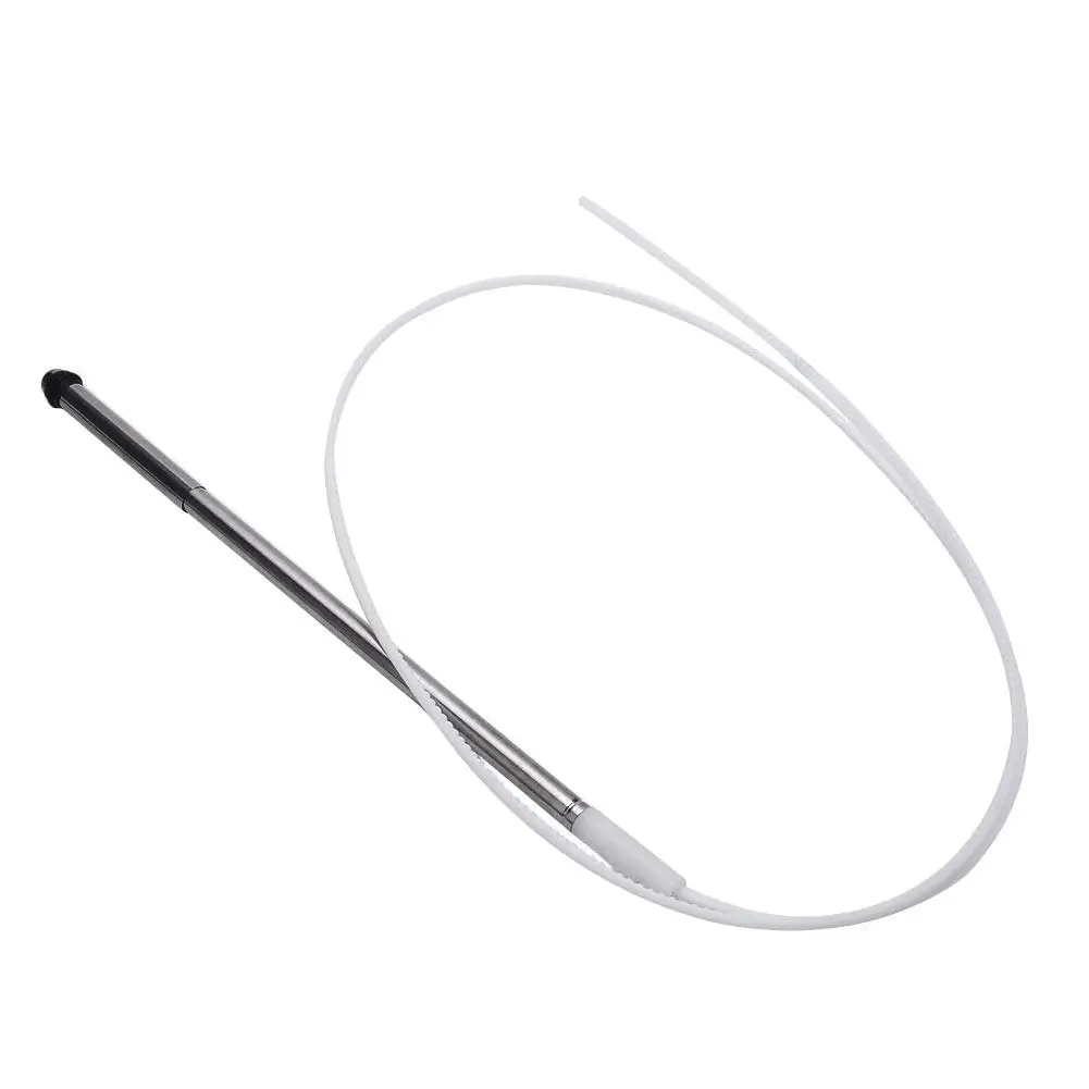 Silver Aluminium Alloy Pole Radio Aerial Antenna Telescopic Portable