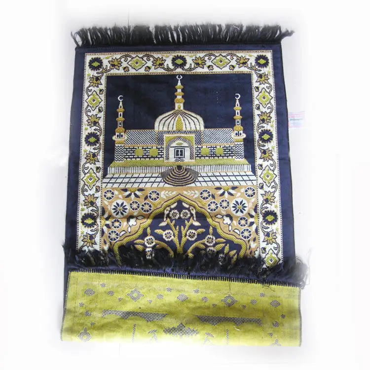 

Baoshan Muslim worship supplies Hui Kun carpet prayer rug prayer mat Turkish import shipping