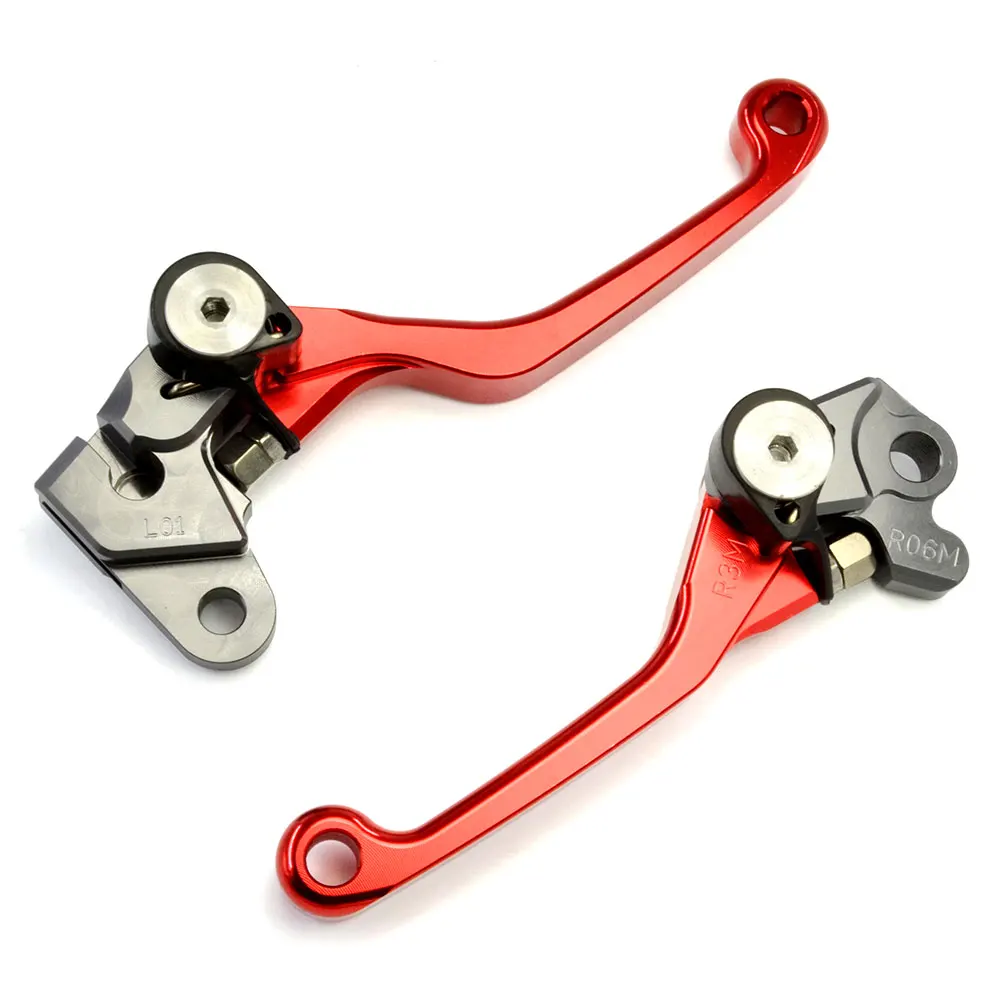 BJMOTO Motocross Racing CNC Pivot Brake Clutch Levers For Honda CRF250R ...