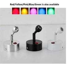 Подзарядка Li батарея 1 Вт/3 Вт Светодиодная точечная лампа для шкафа, витрины, вынимаемый демонстрационный светильник, перезаряжаемая точечная лампа для шкафа