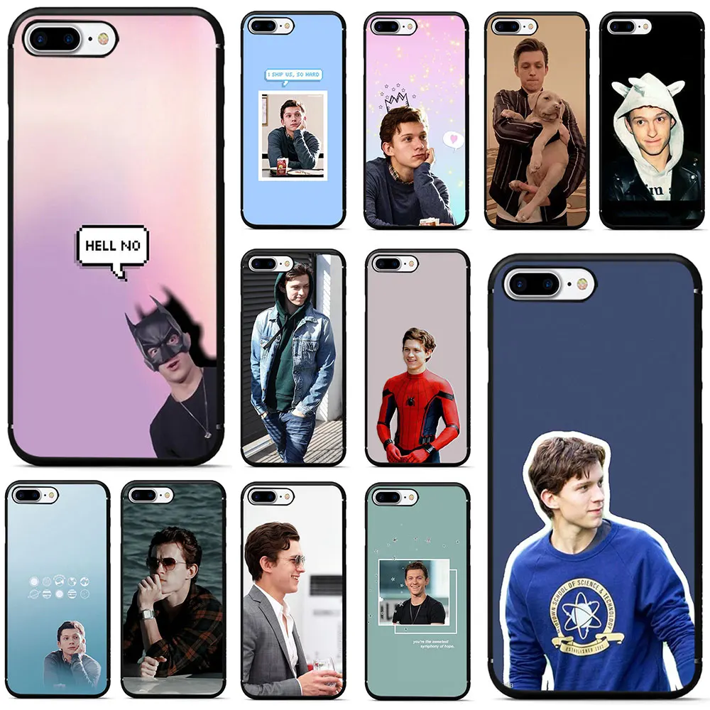 

Tom Holland Soft TPU Phone Case for iPhone 5 5s 6 6s 7 8 Plus X XR XS MAX