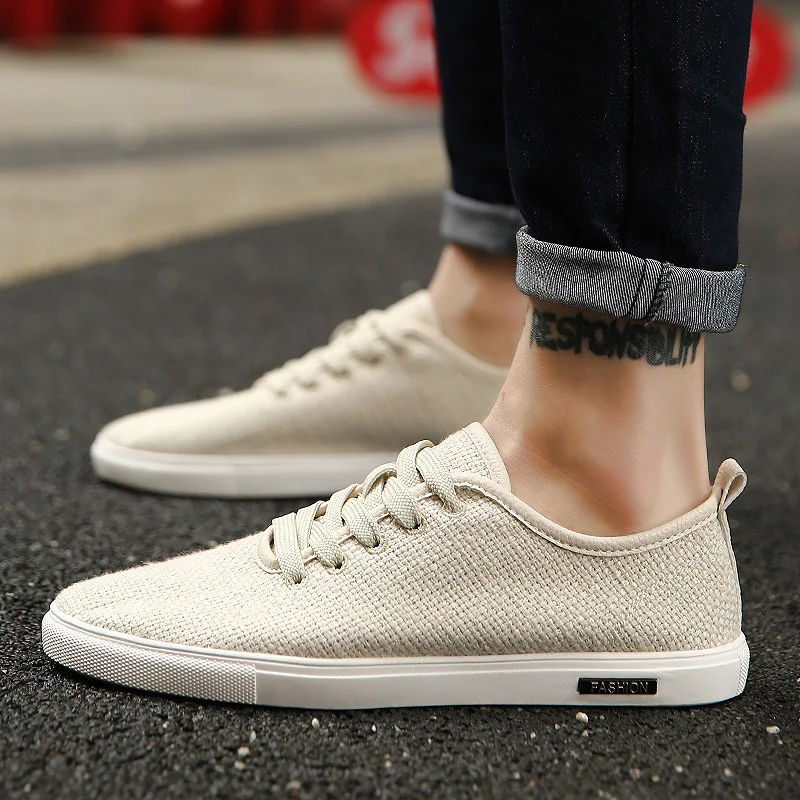 linen shoes men's