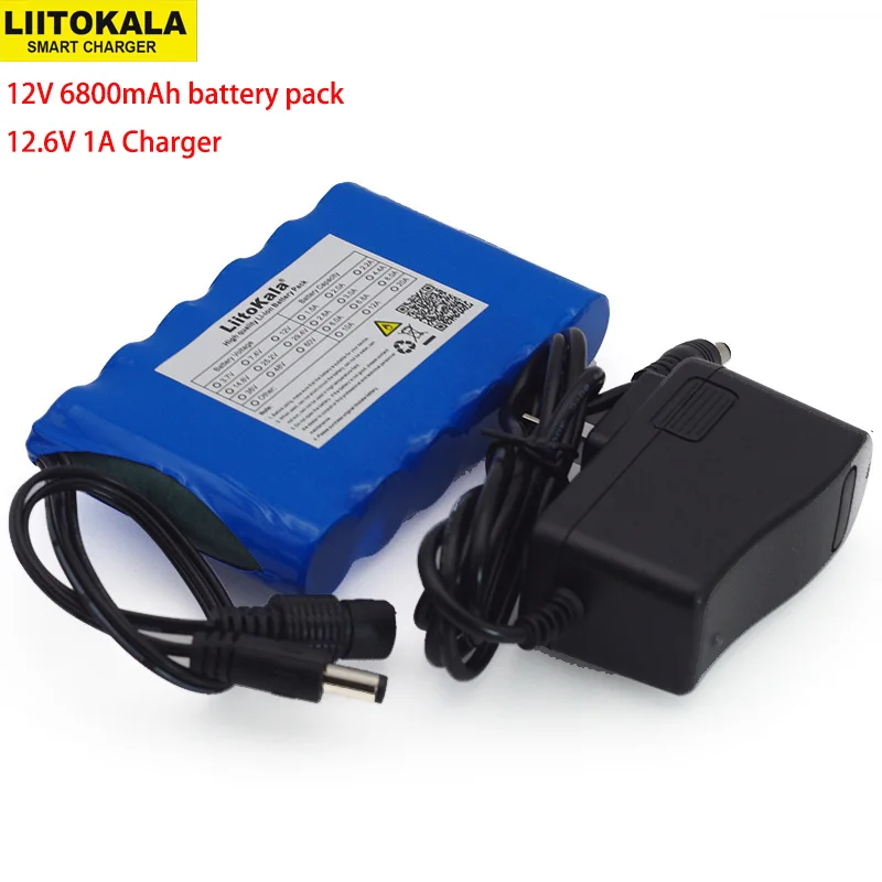 6800mAh DC 12V Power Rechargeable Li-ion Battery for 12V Devices SHIPS FAST USA 