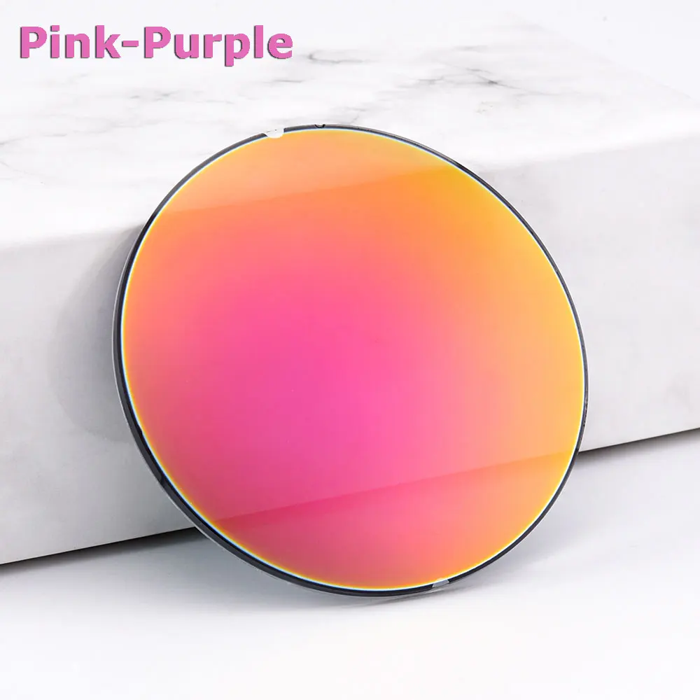 Gmei Optical 1.499 CR-39 Standard Index Resin Mirror Colourful Coating Polarized Myopia Sunglasses Prescription Optical Lenses