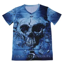 Wonder Woman Print Mens V Neck T shirt Skull Funny Design Mens Summer Short Sleeves Top Sale T Shirt For Men Size S-2XL