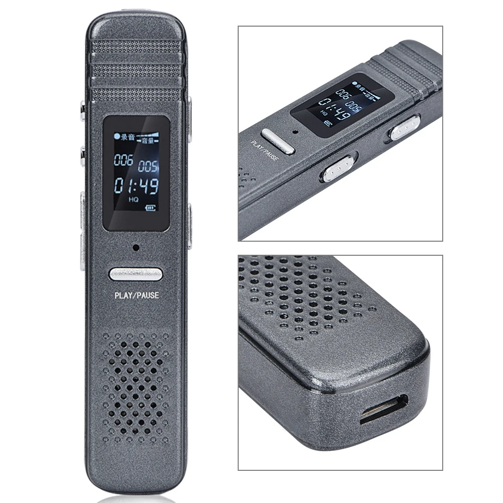 Мини HD портативная мини аудио записывающая Ручка U диск Mp3 WAV формат записи 550 часов записи